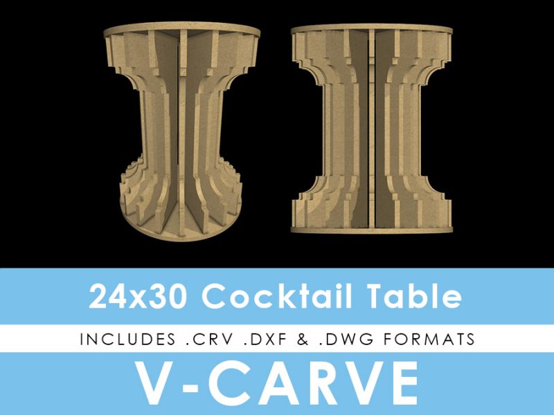 Colonial Cocktail Table - 30" Height