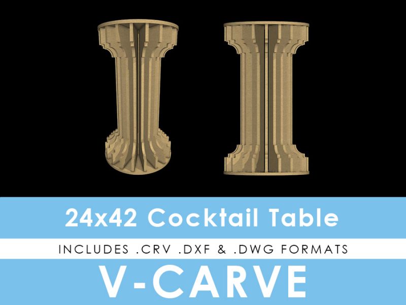 Colonial Cocktail Table - 42" Height