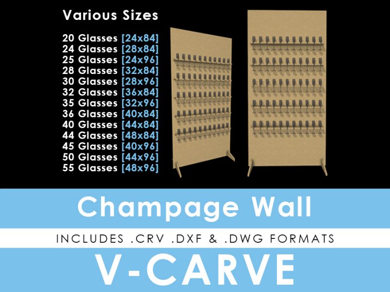 Champagne Wall - Square Corners - Multiple Sizes