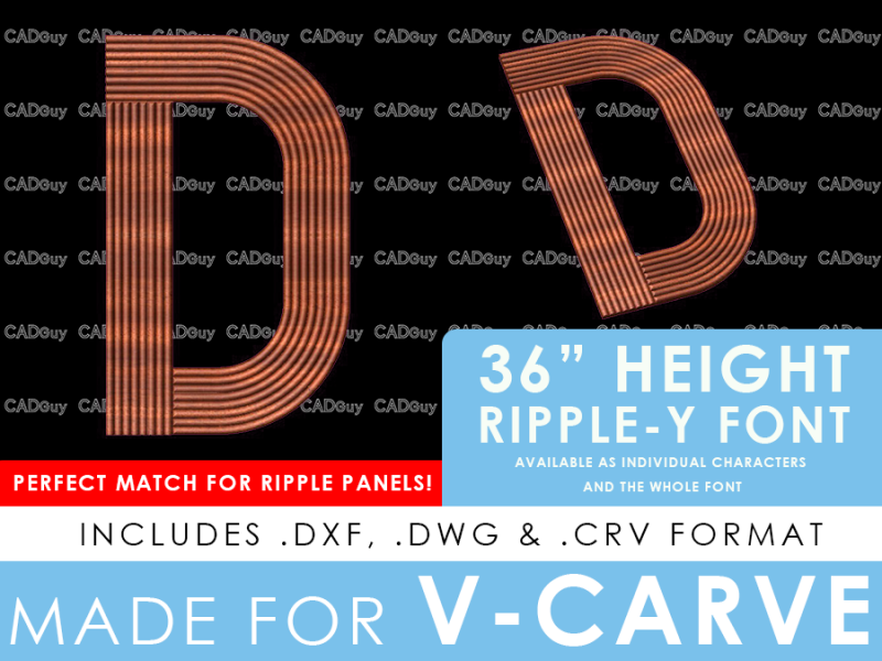 RIPPLE-Y - Letter D
