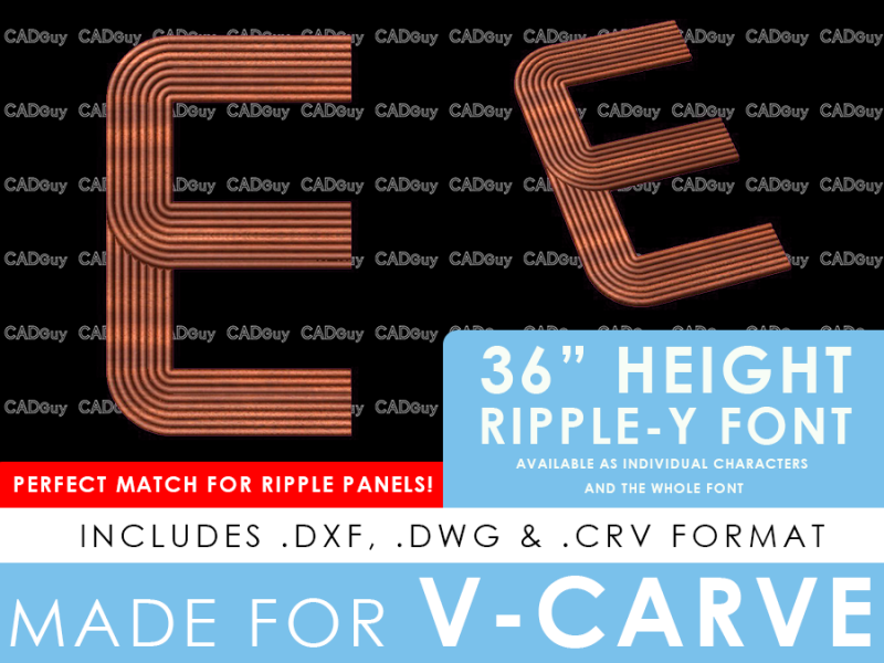 RIPPLE-Y - Letter E