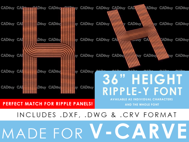 RIPPLE-Y - Letter H