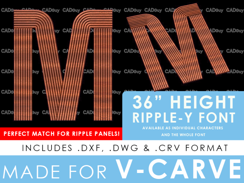 RIPPLE-Y - Letter M