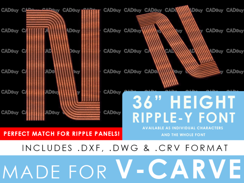 RIPPLE-Y - Letter N