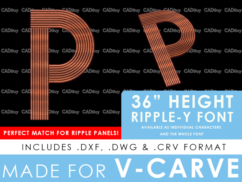 RIPPLE-Y - Letter P