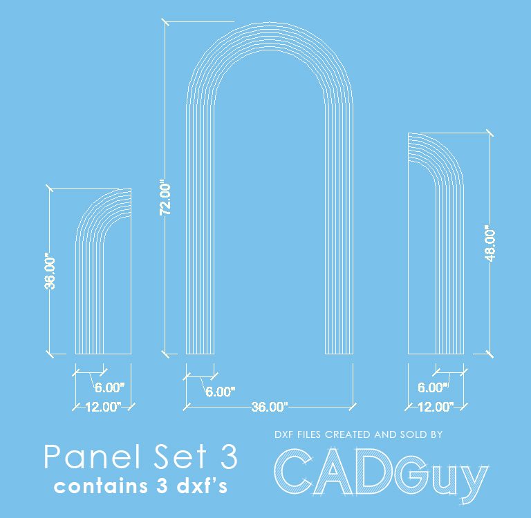 Ripple Three Panel Set - Set 3
