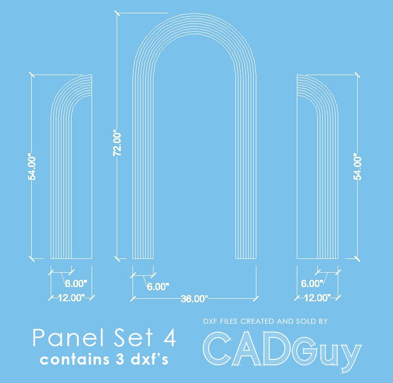 Ripple Three Panel Set - Set 4