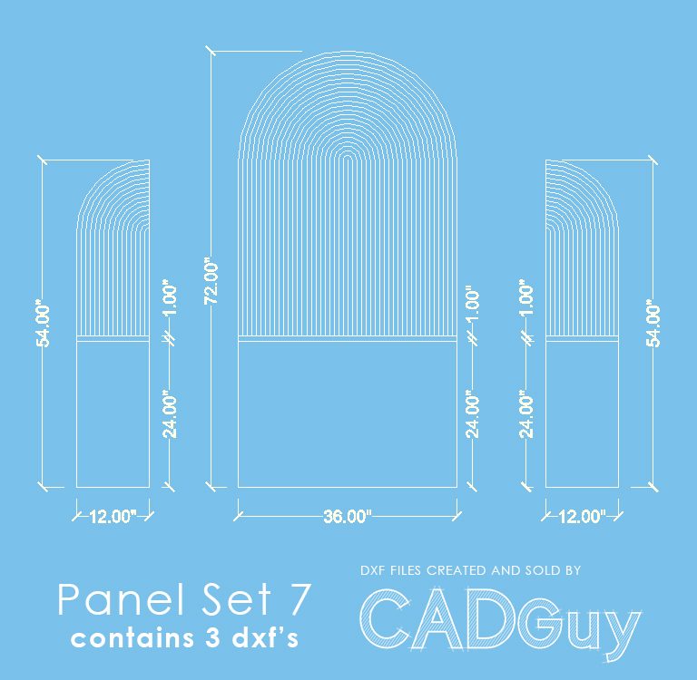 Ripple Three Panel Set - Set 7