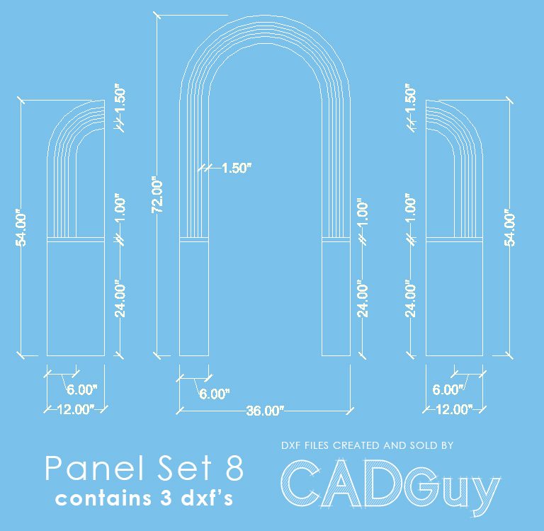 Ripple Three Panel Set - Set 8