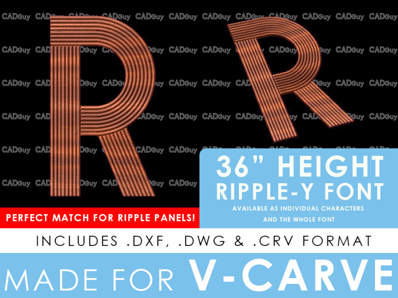 RIPPLE-Y - Letter R