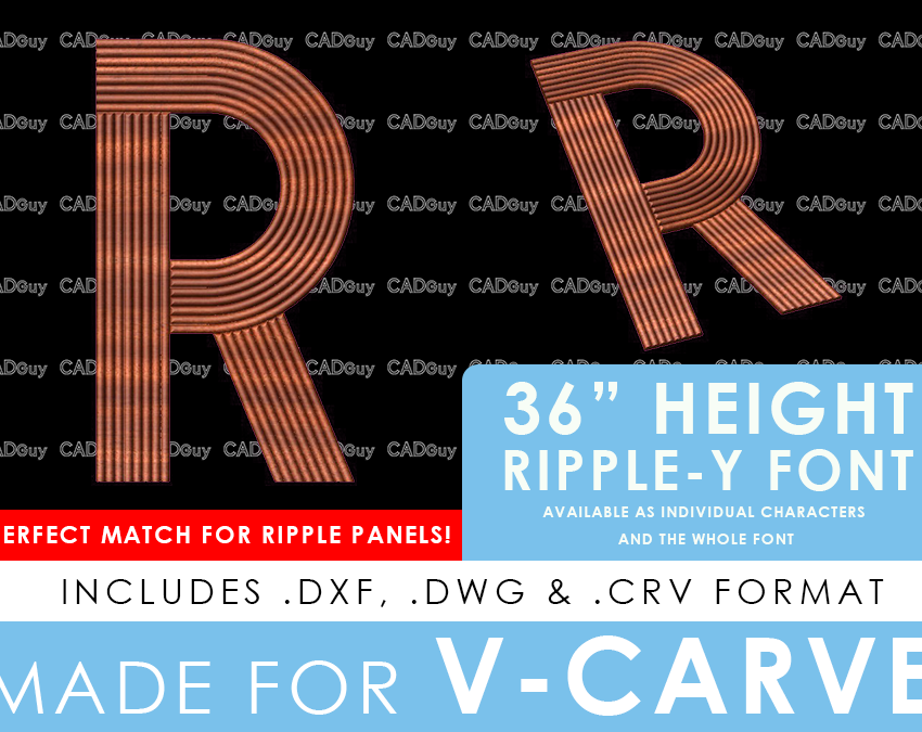 RIPPLE-Y - Letter R