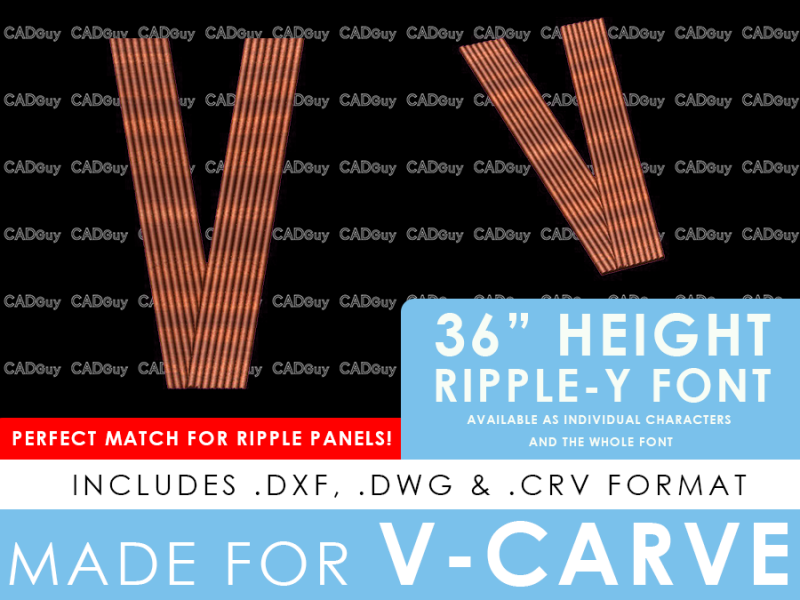RIPPLE-Y - Letter V