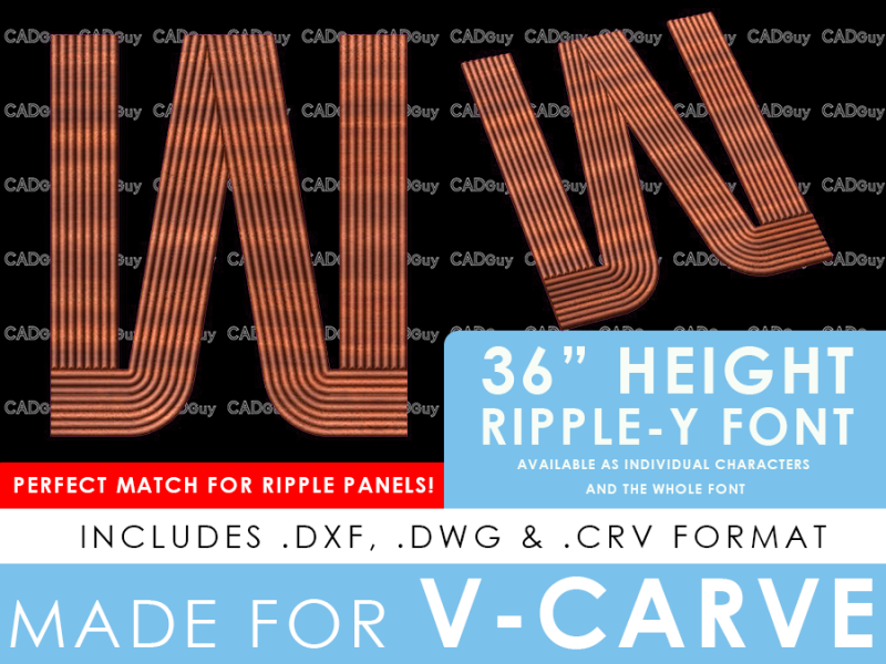 RIPPLE-Y - Letter W