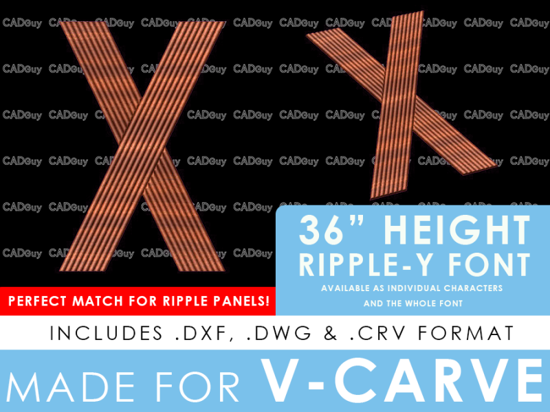 RIPPLE-Y - Letter X